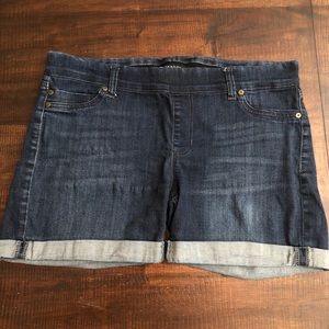 Liverpool Taylor Maternity Cuffed Denim Short